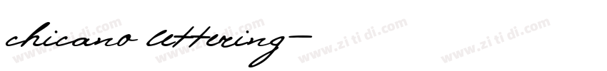 chicano lettering字体转换